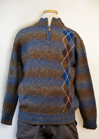 MIKE | Engineered Argyle Sweater