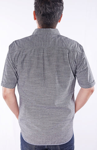 PAYTON | Short Sleeve Cotton Chambray Shirt