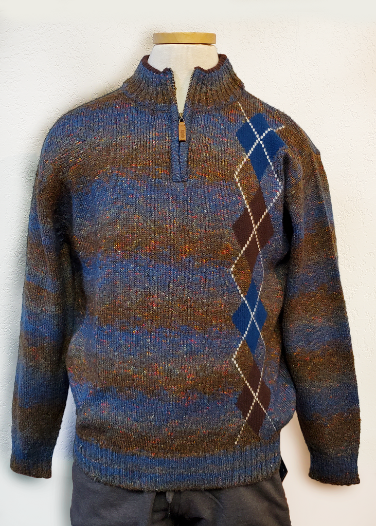 MIKE | Engineered Argyle Sweater