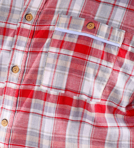 HUTCH | Woven Cotton Short Sleeve Shirt